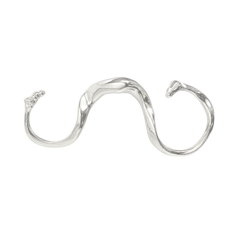 Title 1, Snake-shaped Three-finger Ring Small Couple