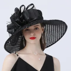 Ladies With Lace Floral Embellishments Shade - Black - View 1