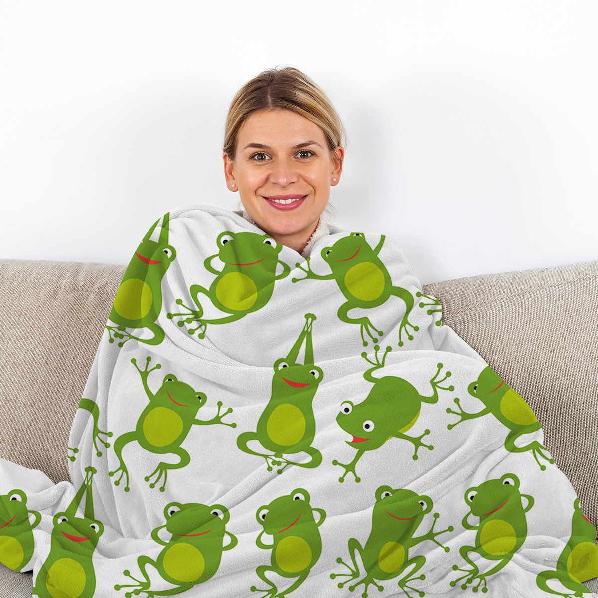 Couverture Flanelle Grenouille — Confort Douillet pour Enfants - image 5