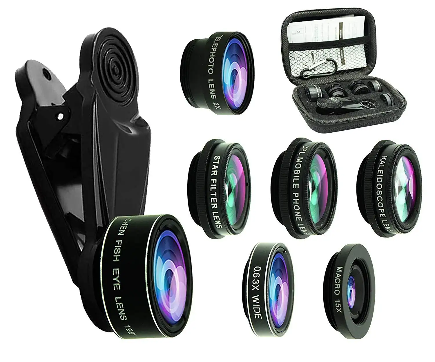 Fisheye Wide-angle Macro Telephoto Polarized Mobile Phone