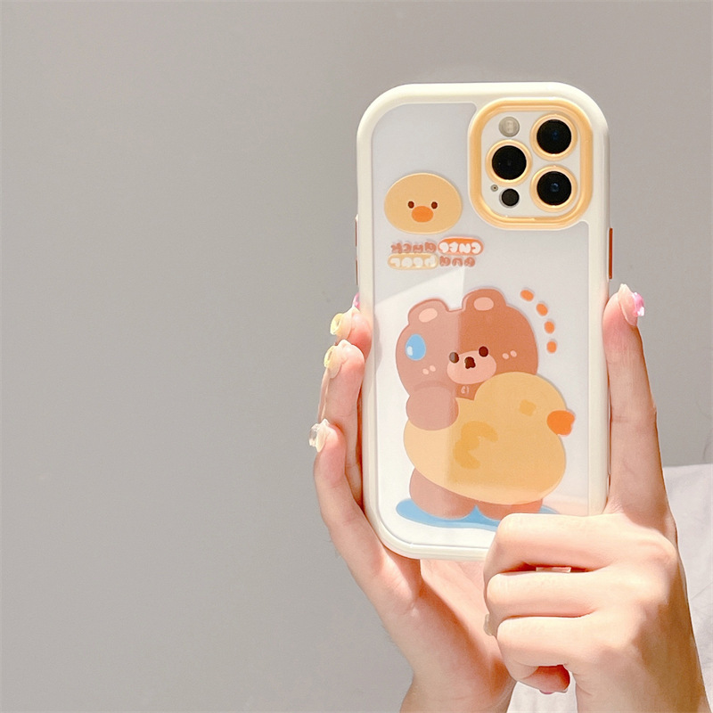 Summer Bear Duck Anti-fall Phone Case