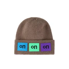 All-match Japanese Winter Ins Tide Show Face Small Cold Hat - Khaki - View 1
