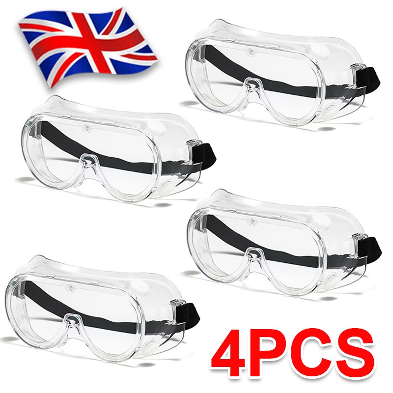 Safety Goggles Protective Anti-Fog Vent Glasses Eye Protection Lab Work PPE Wear