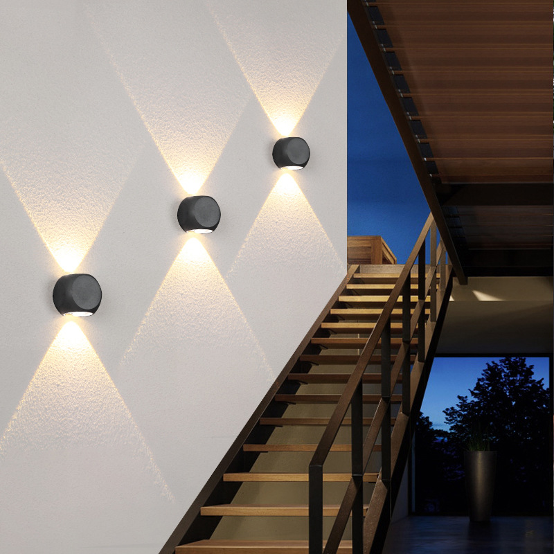 Led Outdoor Round Ball Wall Light Outside Wall - Image 1
