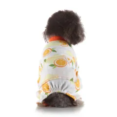 Pet Clothes Autumn And Winter At Home - Orange - View 1