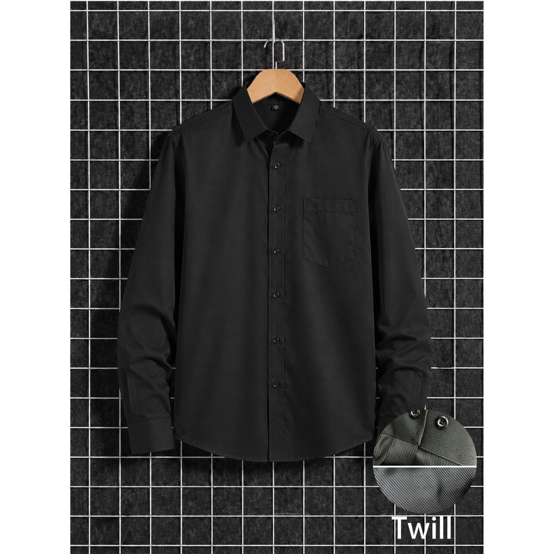 Basic Long Sleeved Shirt-H-8868