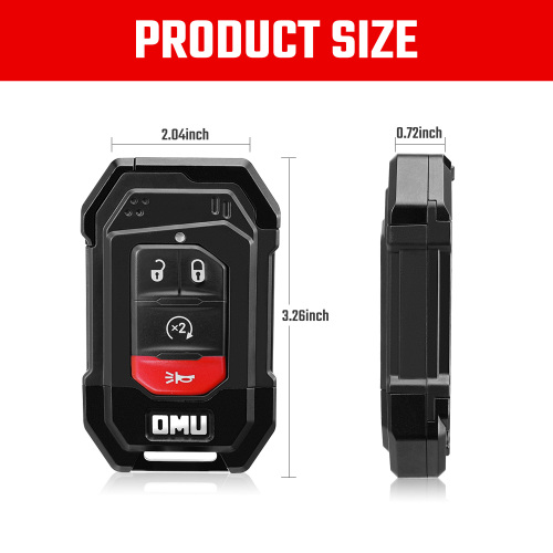 Aluminum Key Case Key Fob For Wrangler JL2018 Gladiator JT 2020