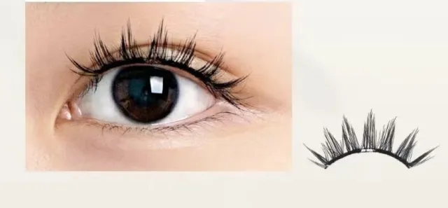 Soft Magnetic Suction And Dense C Curling Eyelashes Glazed Black - Shop at LoveMi