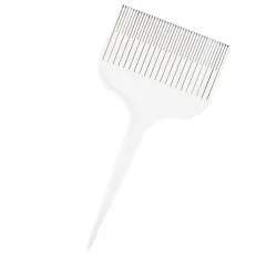 Plastic Styling Highlight Tail Comb Hair Tools - White - View 1
