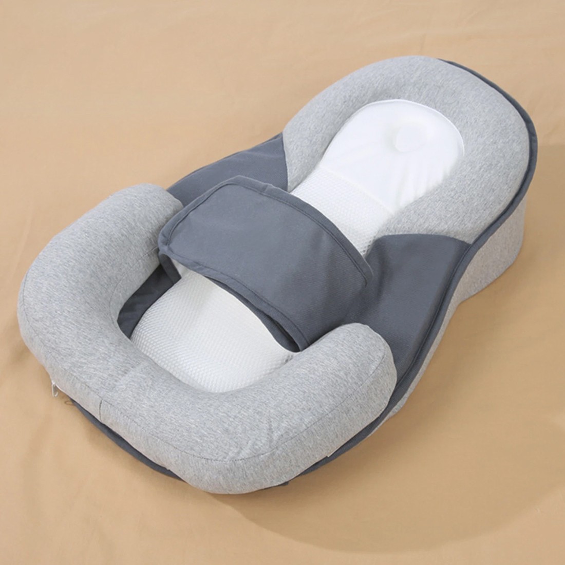 Baby Bed Acid Reflux With Strap, Baby Bed For Reducing Spit-Up, Anti Reflux HOT 2