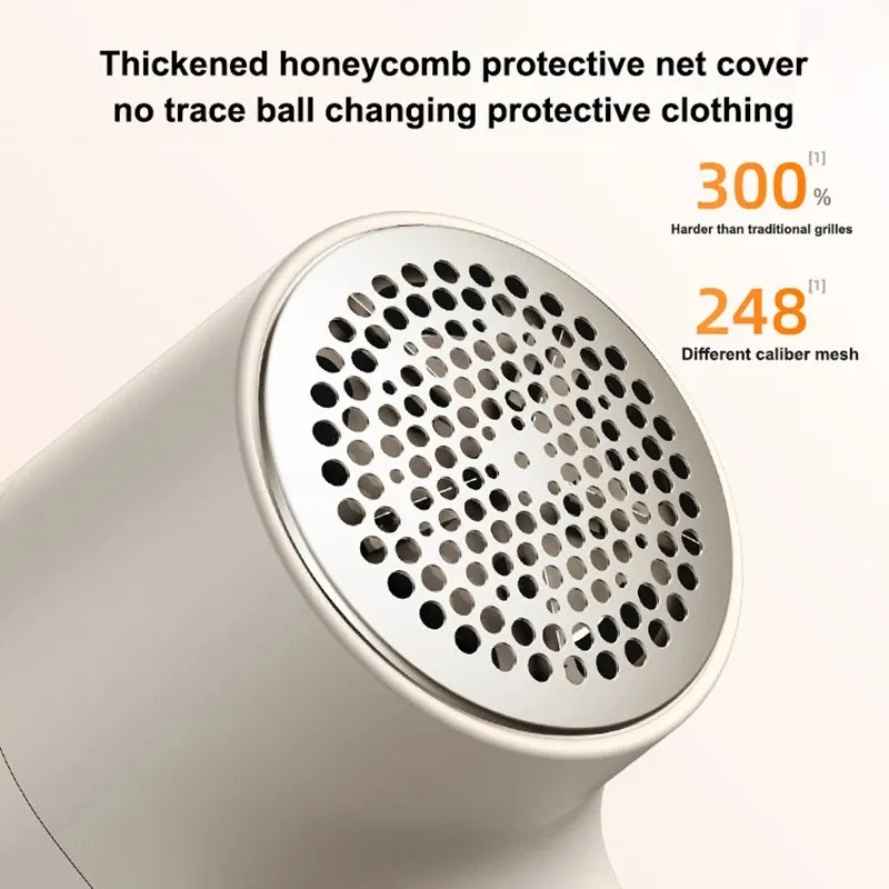 New Lint Remover Electric Hairball Trimmer Smart LED Digital Display Fabric USB Charging Portable Professional Fast Household – image 4