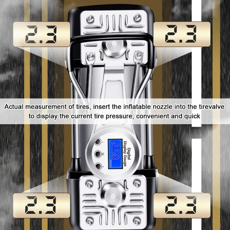 Dual-cylinder Tire Inflator, 50 Liters Minute — image 4