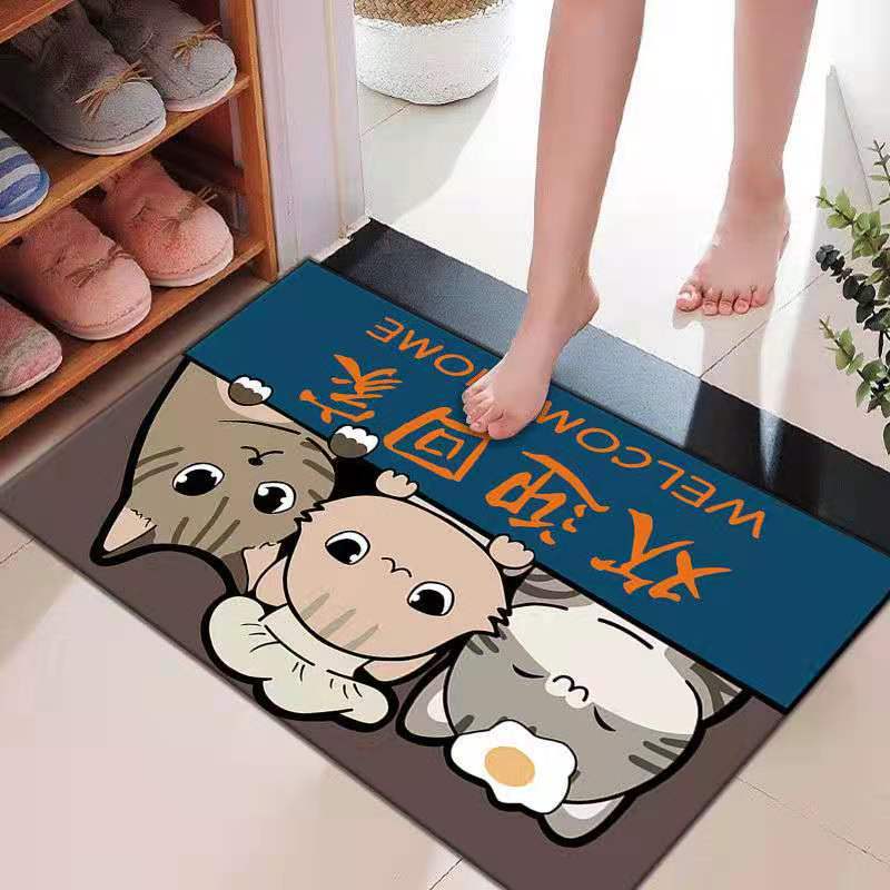 Absorbent Floor Mat Bedroom Cartoon Rug - Picture 26 of 27