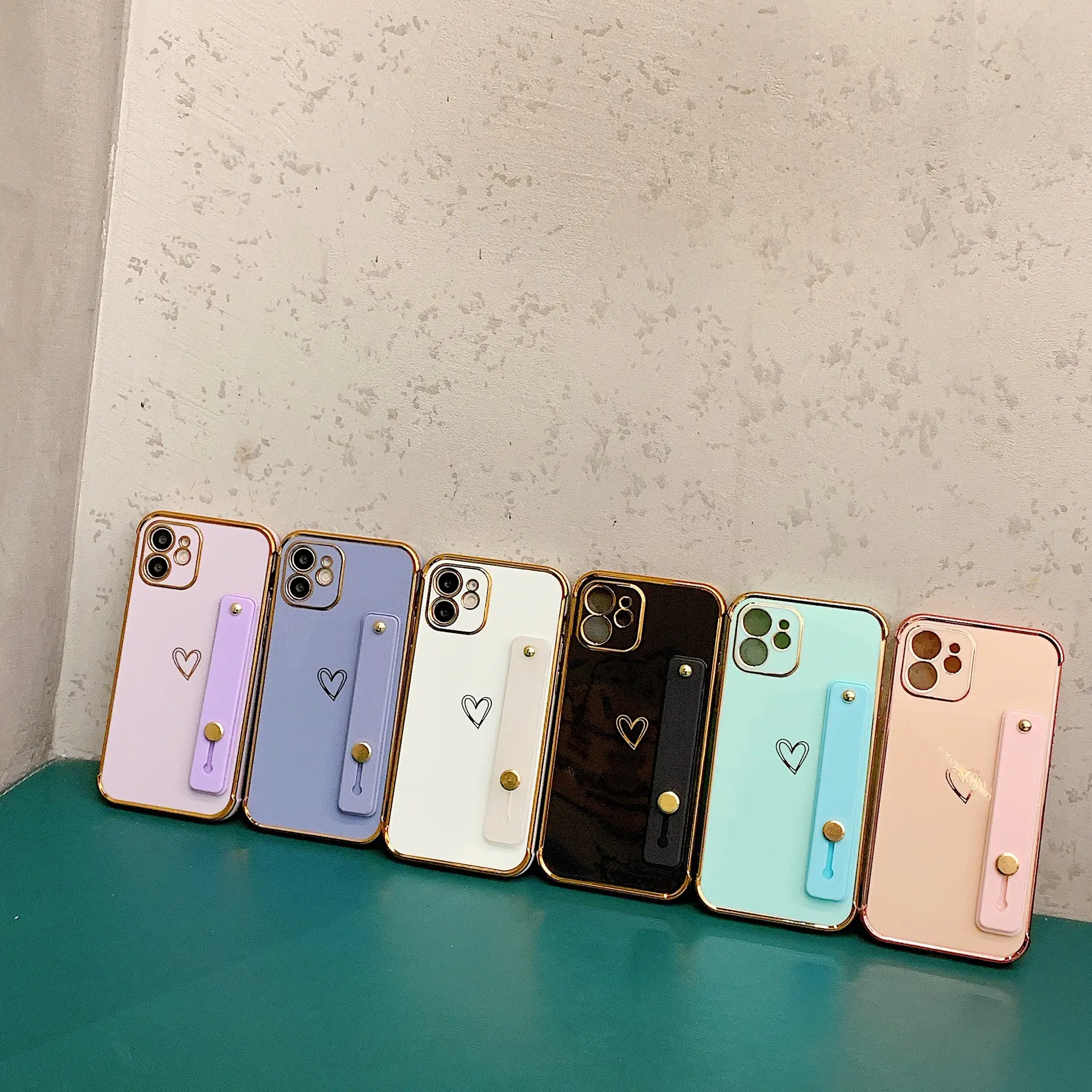 Applicable To Love Plating Bracket Phone Case