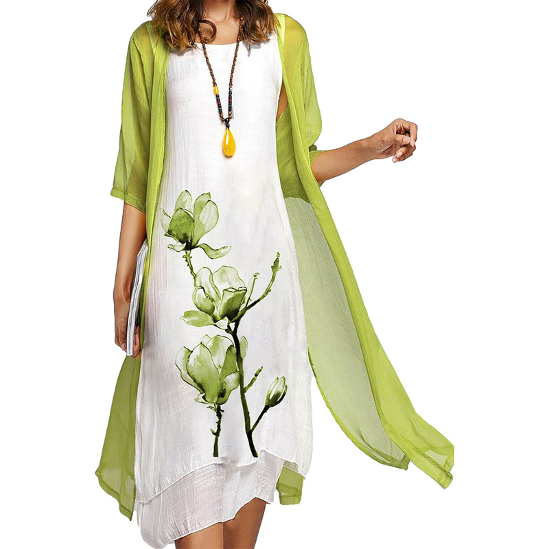 Ladies Casual Dress Two-piece Suit