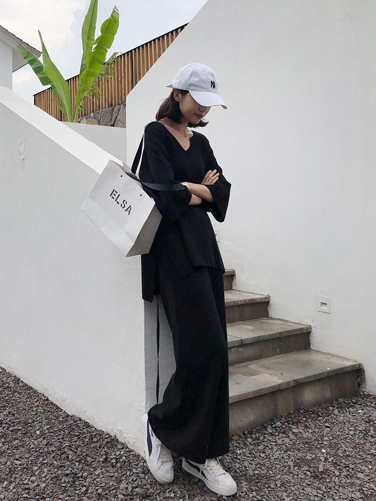 Knitted Suit Women Autumn And Winter Japan And South Korea New Loose