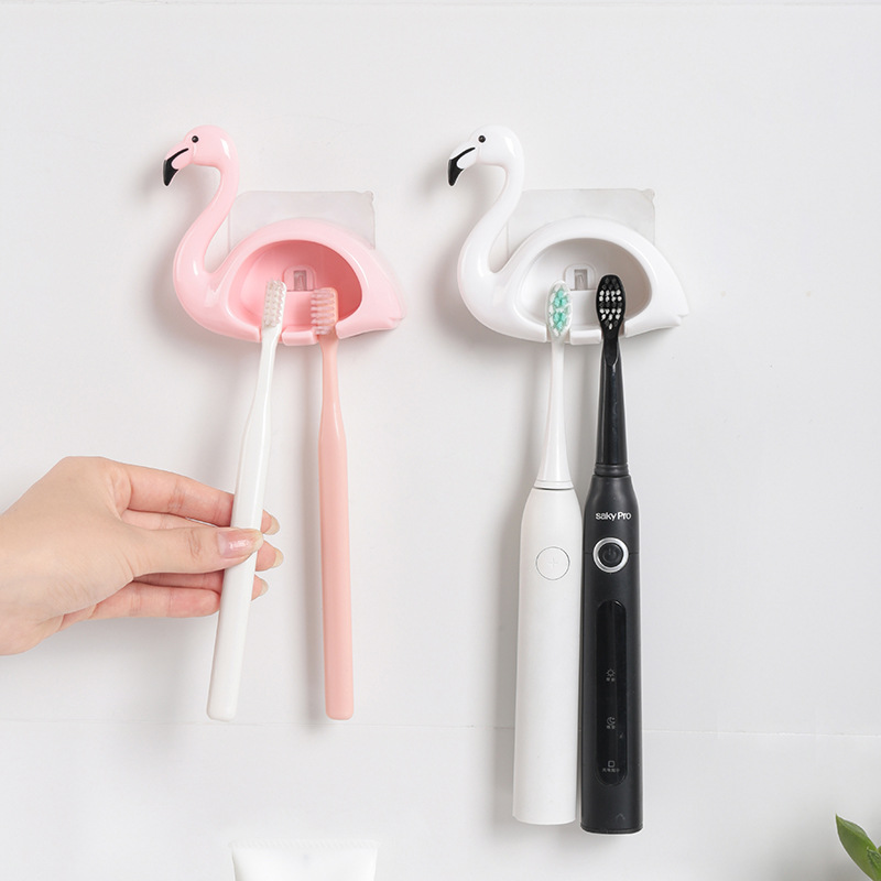 Title 3, Suction Cup Multi-functional Toothbrush Rack