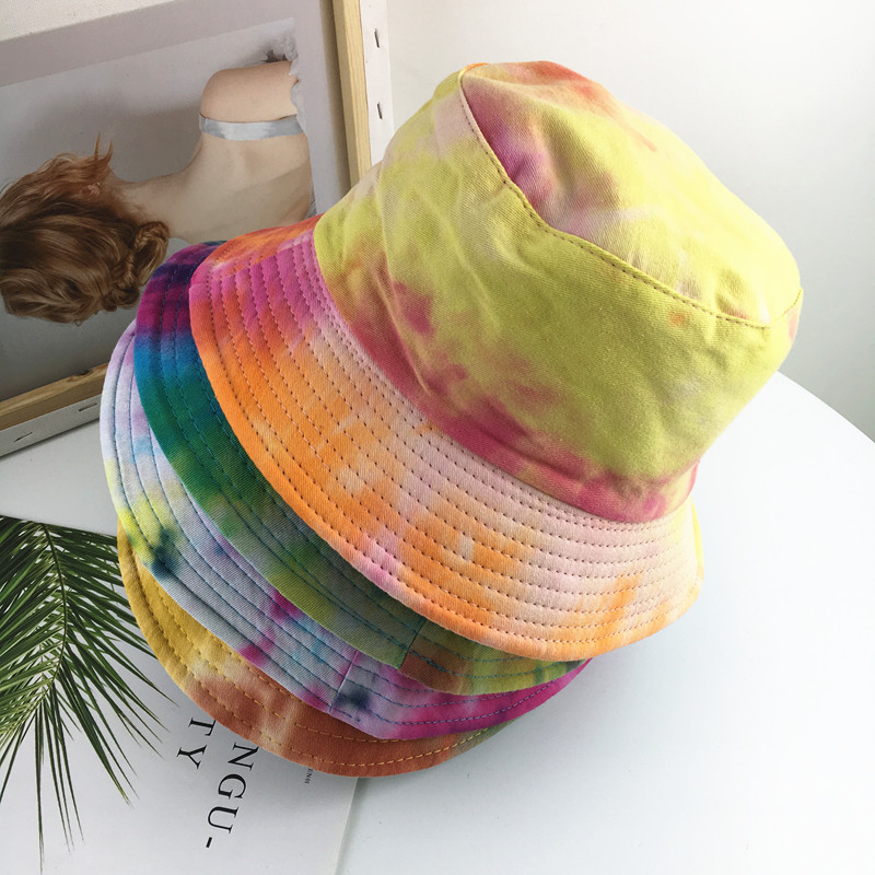 Title 1, Color gradient tie-dye fisherman hat