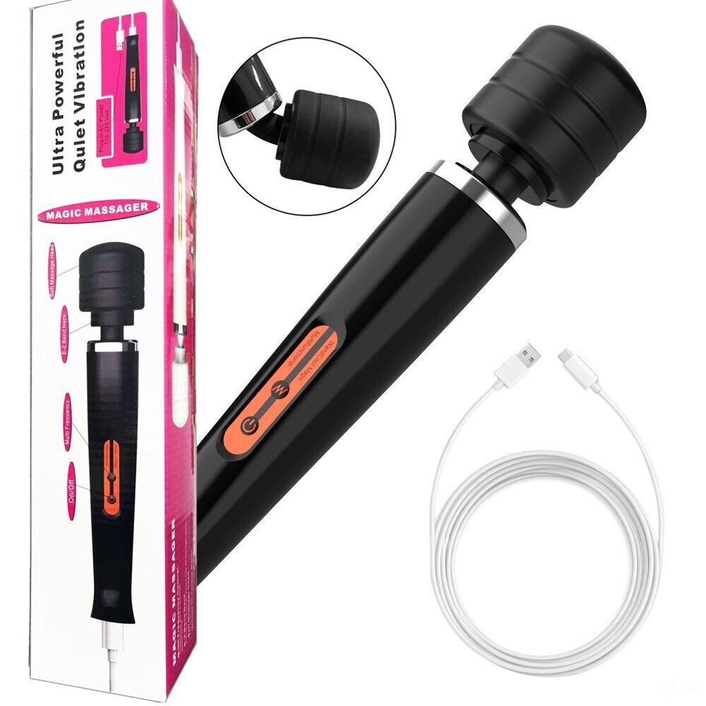 Body Wand Vibrating Massager USB Rechargeable 10 Modes Speed Pleasure Stick — image 12