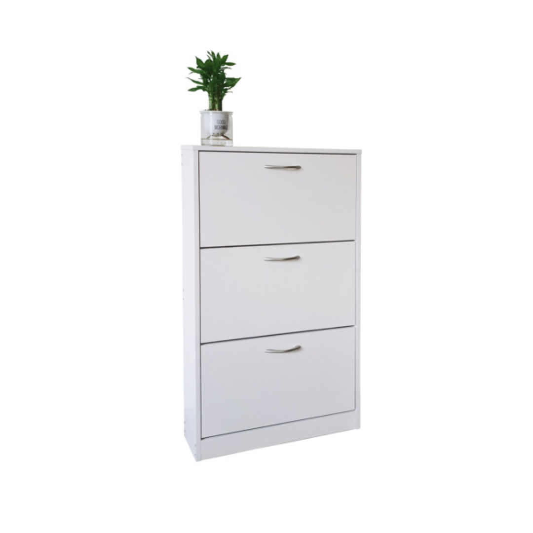 Shoe Cabinet For Entryway, White Narrow Shoe Storage Cabinet Flip Down Shoe... 7
