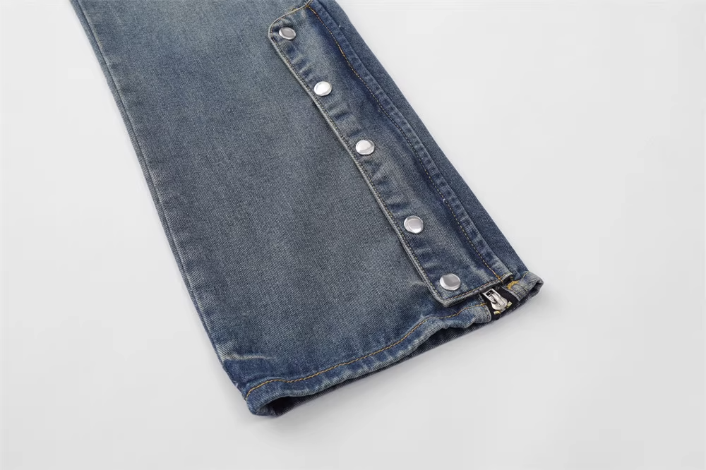 Title 7, Herren Jeans mit Reißverschluss-Schlitz Vibe Hi...