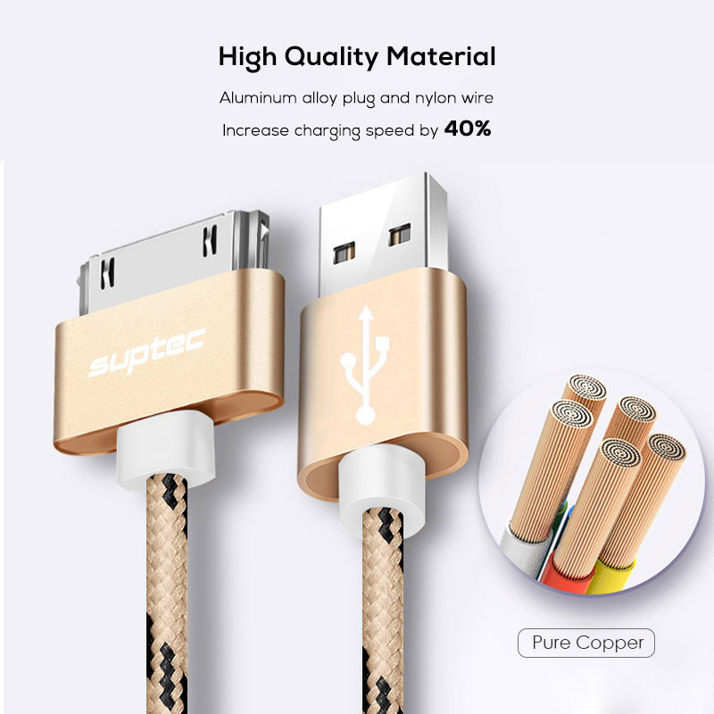 Charger Cable SUPTEC 30 Pin USB Cable
