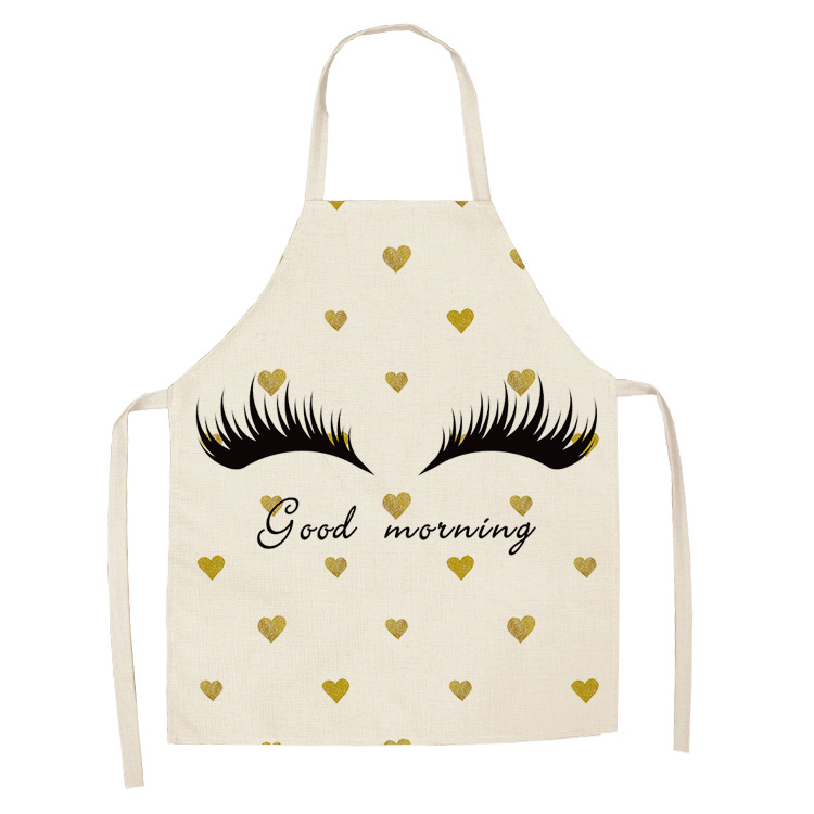 Title 13, Cotton Hemp Sleeveless Apron European And Ameri...