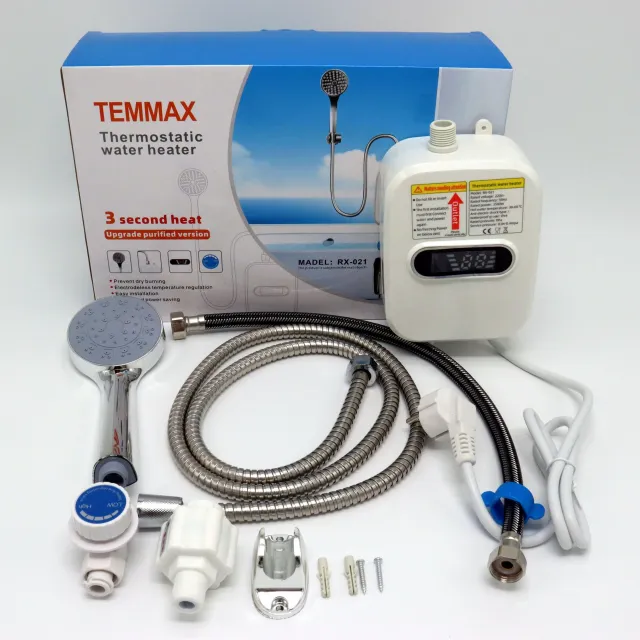 Electric Water Heater Mini Small Thermostatic Shower Set Water Heater - Shop at LoveMi