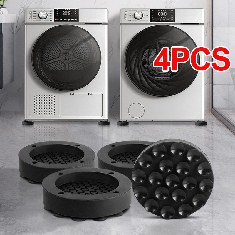 4PCS Anti Vibration Pads Non-Slip Shock Absorber Mat For Washing Machine