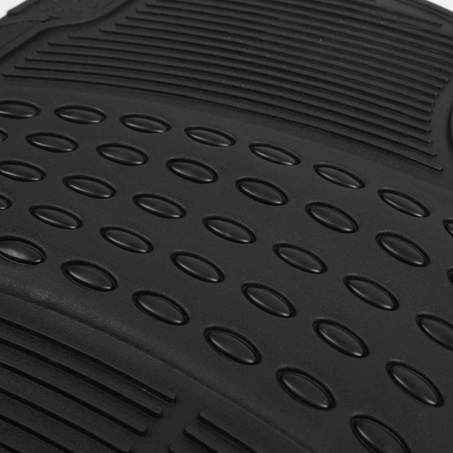1Set Automotive Floor Mats With Front And Rear PVC Rubber Floor Mats Heavy Duty Drive Vehicle Car Mats With Trimmable Design Fit Most Cars SUVs Trucks — foto 7