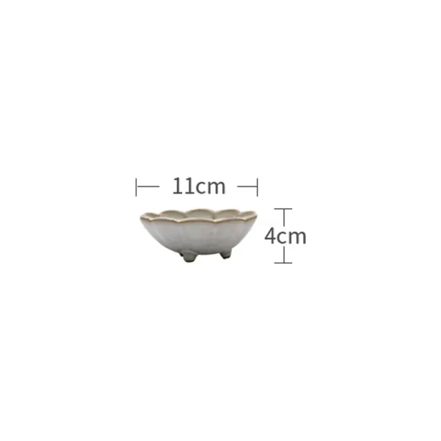 Retro Bowl Fish Plate Ceramic Plate Rice Bowl Household Bowl Plate Cutlery Set 1Style - Shop at LoveMi