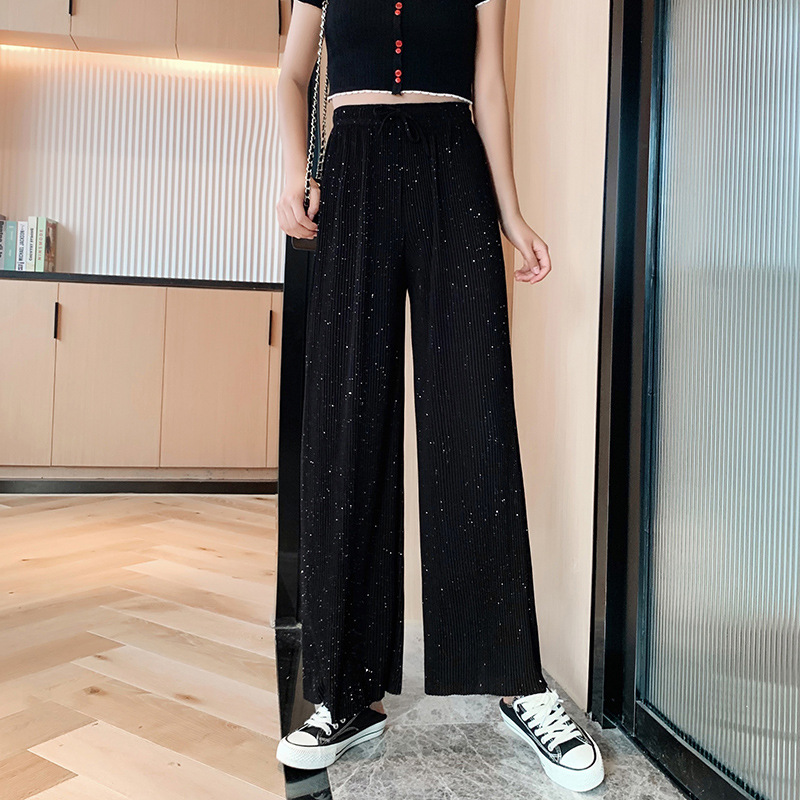 Title 6, Chiffon trousers straight starry sky pants