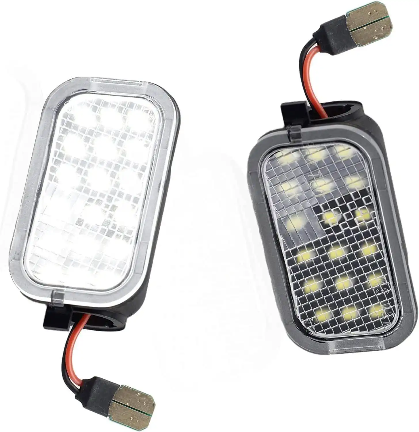 2X LED Side Mirror Puddle Lights For 07-14 Yukon Sierra Tahoe Avalanche Escalade