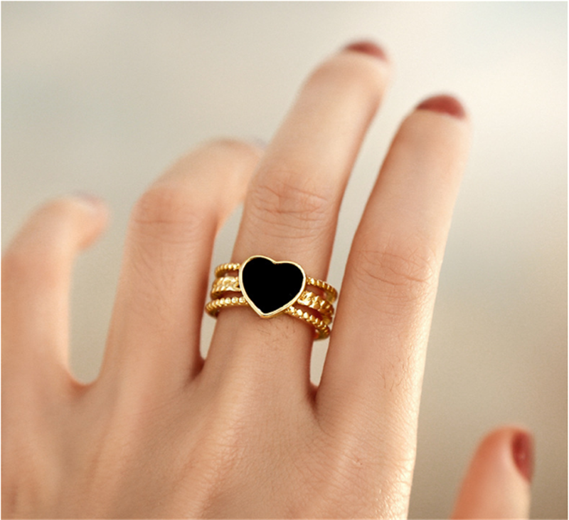 Love Ring Temperament Retro Ring Niche Design Sense