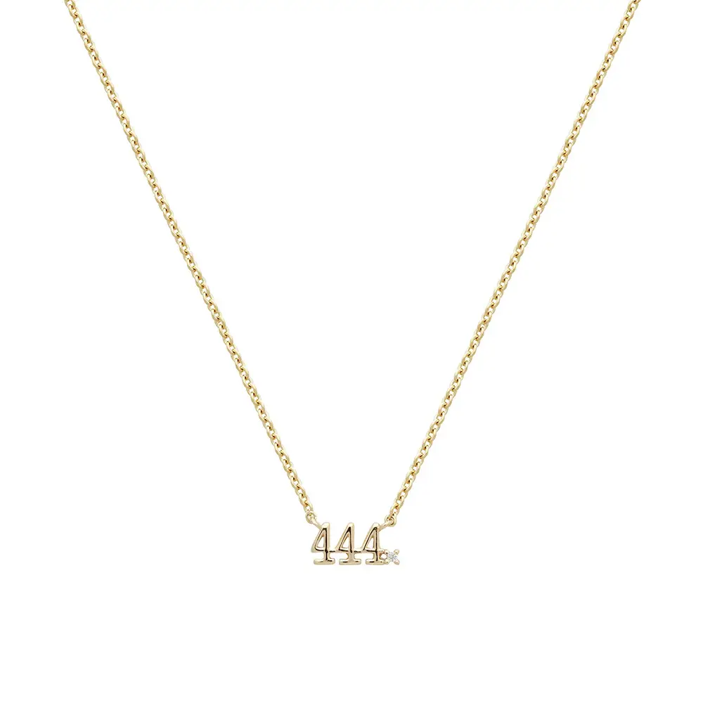 Angel Digital Diamond Clavicle Necklace