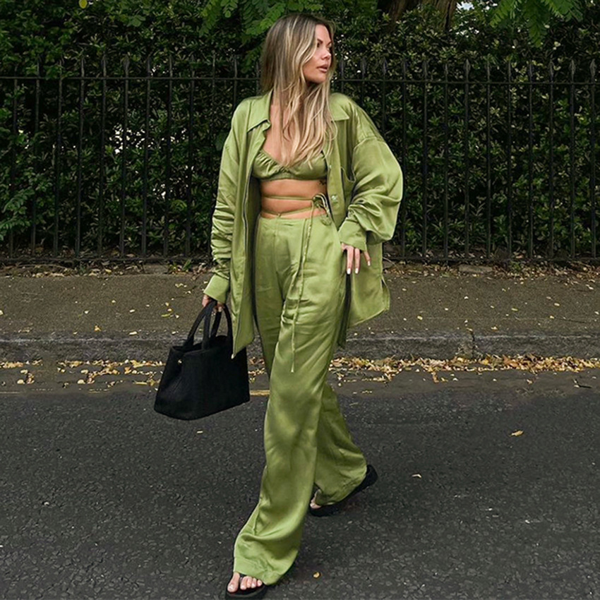 Draped Two-Piece Trouser Suit, picture 6 of 6