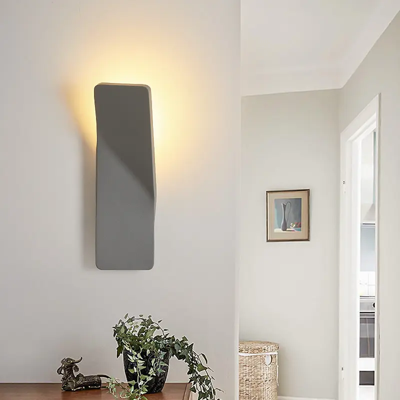 Modern Living Room TV Background Wall Aisle