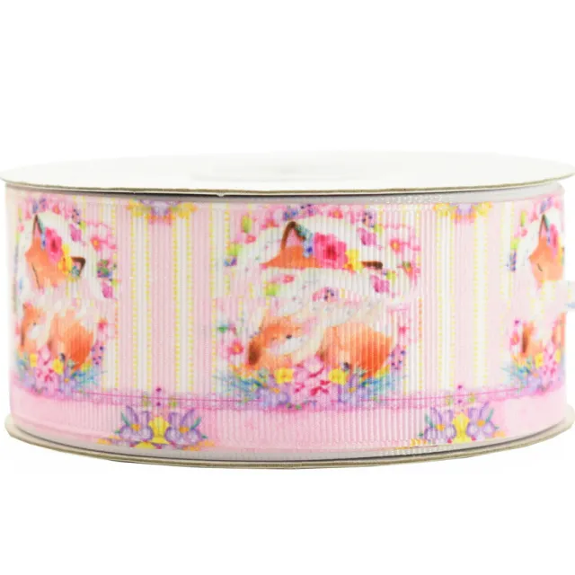 Cartoon Printed Ribbon Pet Shoes Clothing Hair Ornaments Accessories Ribbon Small Animal Ribbed Band Ribbon Orange - Shop at LoveMi