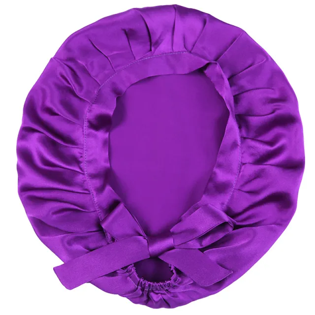 New Style Silk Night Hat Violet - Shop at LoveMi