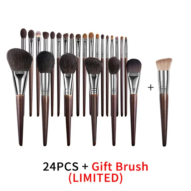 Natural Makeup Brushes Set Eyeshadow Make Up
