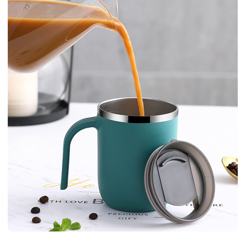 Creative Large Capacity Stainless Steel Insulation Coffee Cup