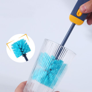 4-in-1 Bottle Brush — gap, lid, corner and body