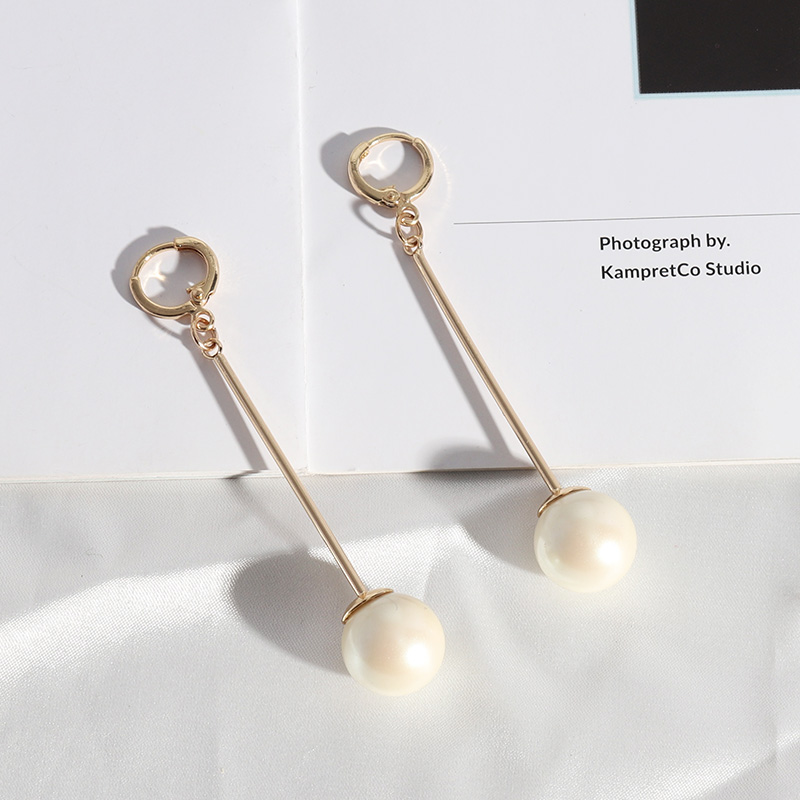 French Baroque High-end Fashion Female Pearl Alloy Series Exquisite INS Style Earrings