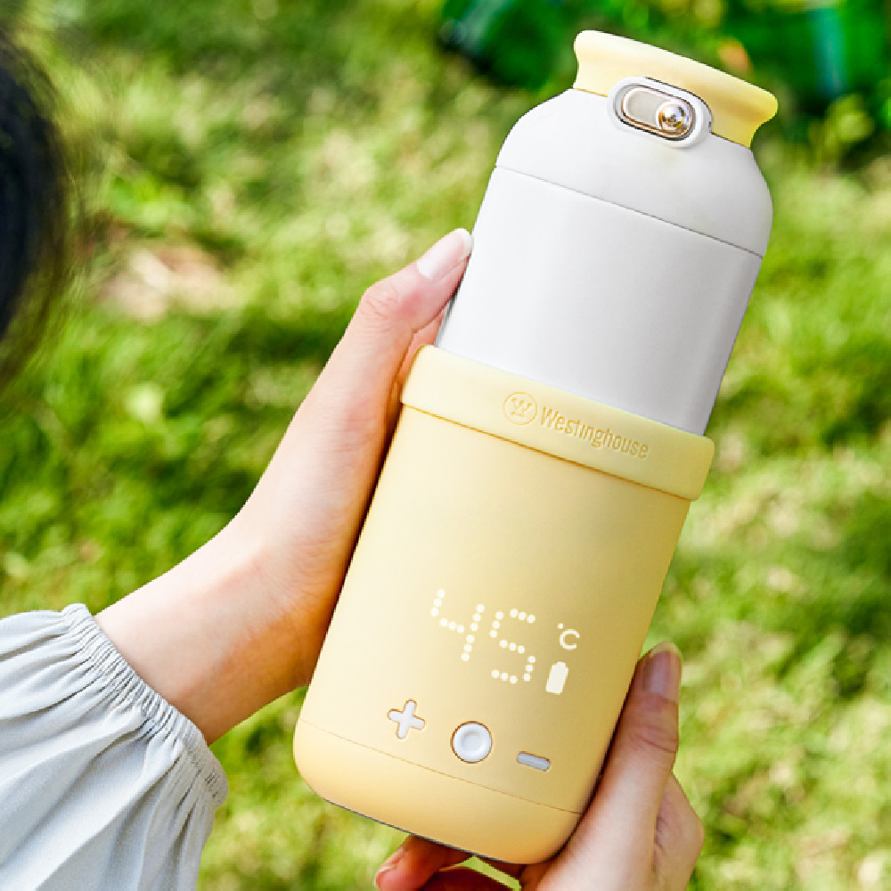 Wireless Portable Milk Mixer Thermostat Cup Kettle