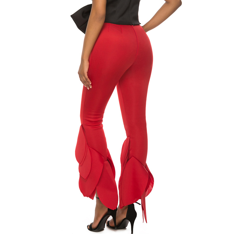 Title 6, Pantalon évasé grande taille pour femme, extens...