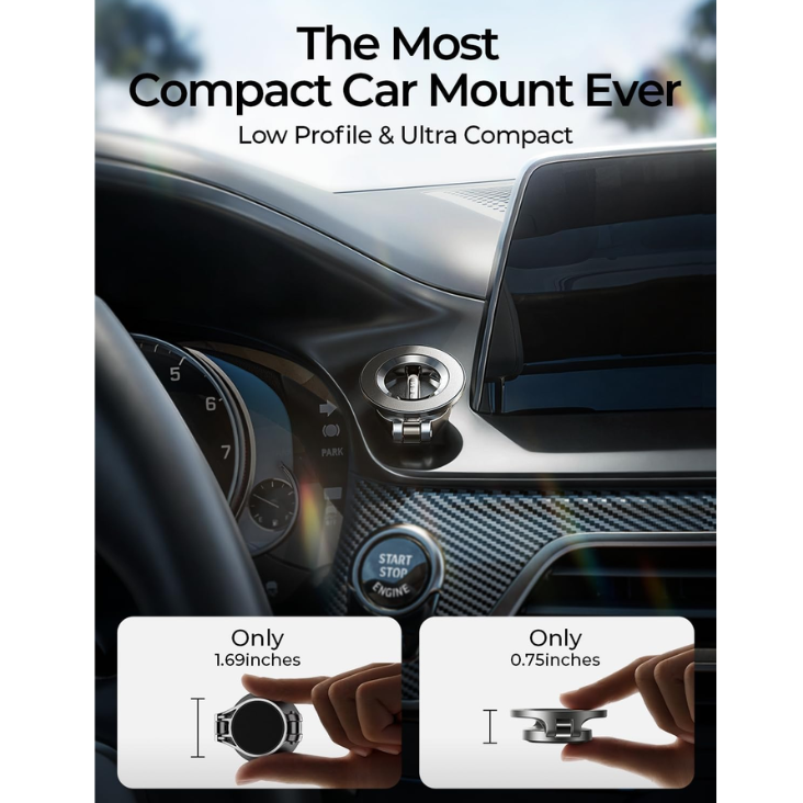 Car Mount For 18 Pro Max 24 Strong Magnets Classic Magnetic Phone Holder For Car Dashboard Magnet Phone Mount Car Cell Phone Holder For 17 16 15 14 13 12