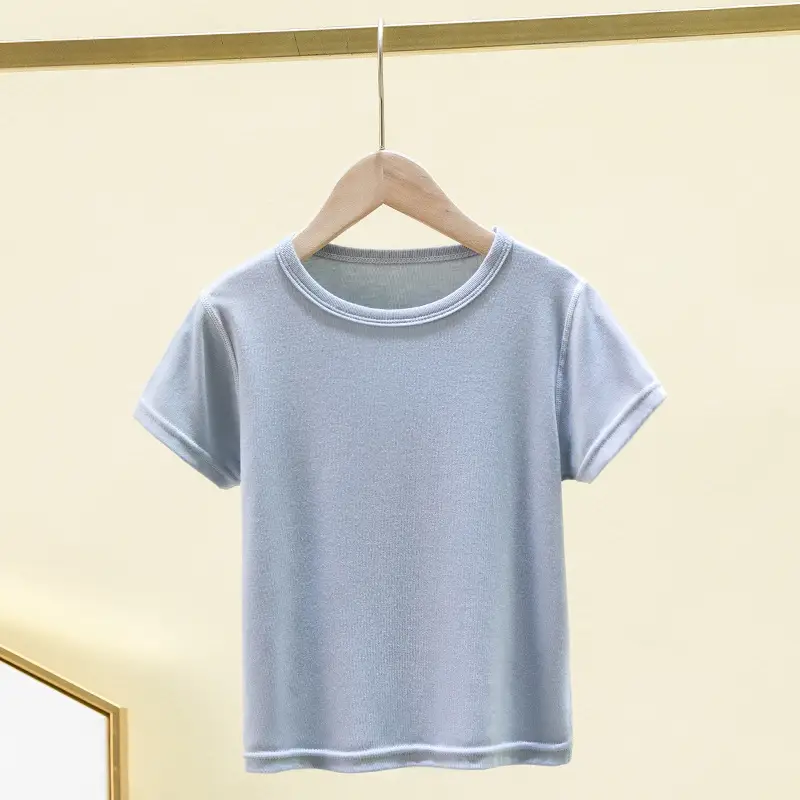 Infant Children's Short-sleeved Bottoming Shirt Top T-shirt