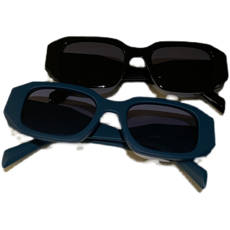 Wild Black  Personality Irregular Frame AntiUV Men’s And Women’s