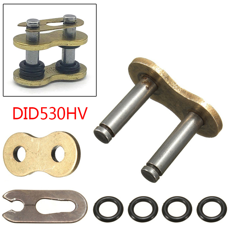 Rear Chain Link, Split Connecting Joining, 530 TVH Heavy Duty 'O' Ring GOLD UK