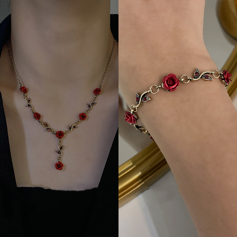 Red Rose Bracelet Forest Super Fairy Niche
